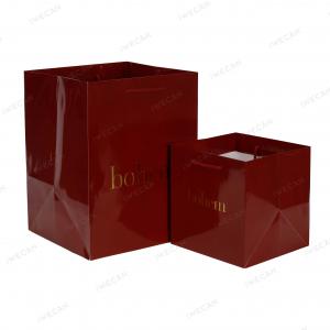 Paper bag with glossy lamination